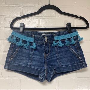 Aeropostale Dark Wash Denim Jean Shorts 1/2 (1023)